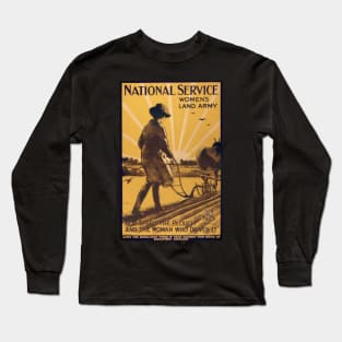 National Service - Women's Land Army Long Sleeve T-Shirt